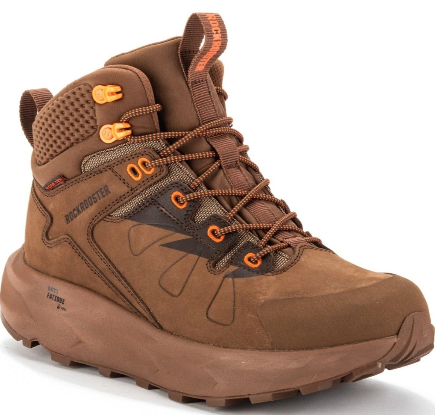 ROCKROOSTER Farmington: Braune, wasserdichte Wanderstiefel mit Vibram Sohle – Dein Abenteuer beginnt!